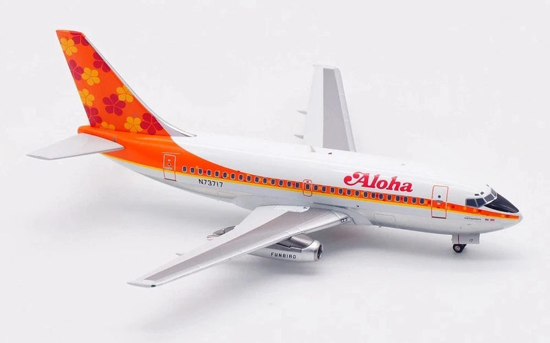 IF731AQO825P | InFlight200 1:200 | Boeing 737-159 Aloha Airlines N73717 Polished with stand
