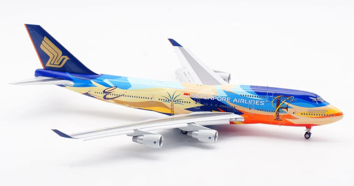 L2001FD | SQ Wings 1:200 | Boeing747-400 Singapore Airlines 9V-SPK Tropical /Flap Down
