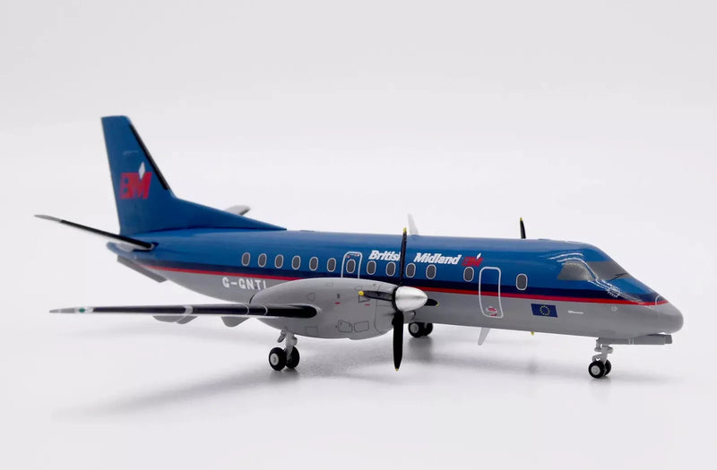 XX20474 | JC Wings 1:200 | British Midland Saab 340B Reg: G-GNTI With Stand