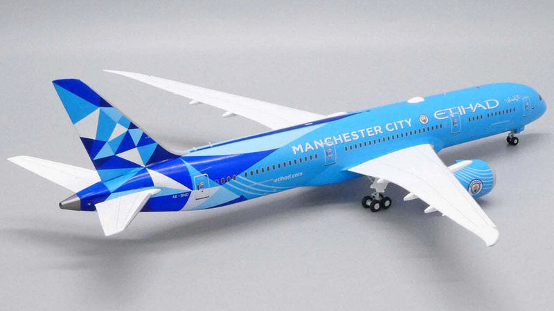 B-789-EY-ND | Blue Box 1:200 | Boeing 787-9 Dreamliner Etihad Airways Manchester City A6-BND