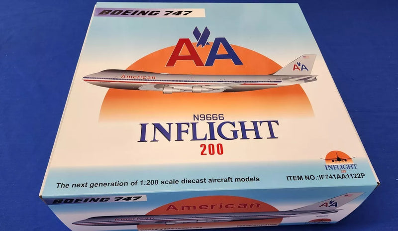 IF741AA1122P | InFlight200 1:200 | Boeing 747-123 American Airlines N9666 (with stand)