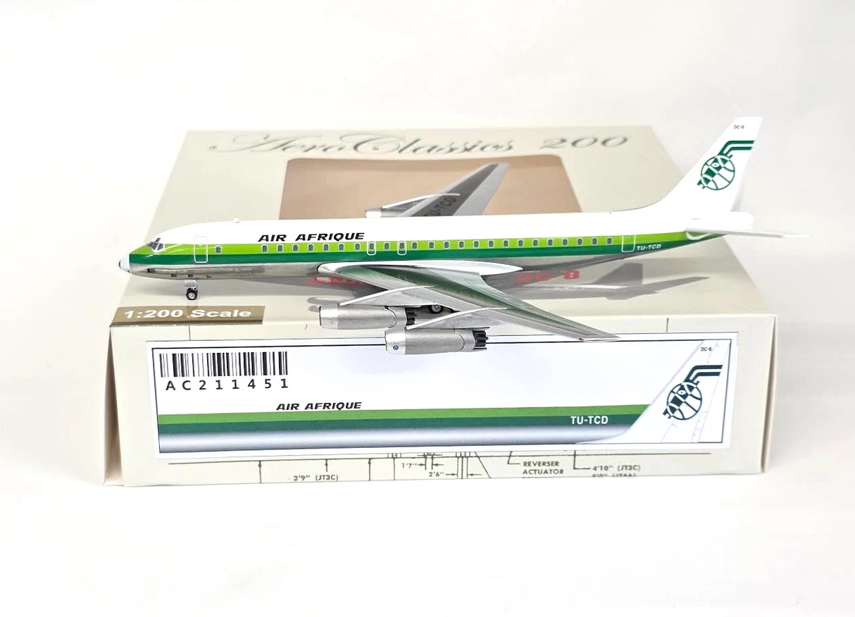 AC211451 | Aero Classics 1:200 | McDonnell Douglas DC-8 Air Afrique TU-TCD