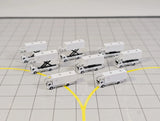 AG-CATERINGTRUCKS | Airport Accessories 1:400 | AIRPORT CATERING TRUCKS (x8) Mixed Narrowbody & Widebody Aircraft GSE Vehicles 1:400 Scale