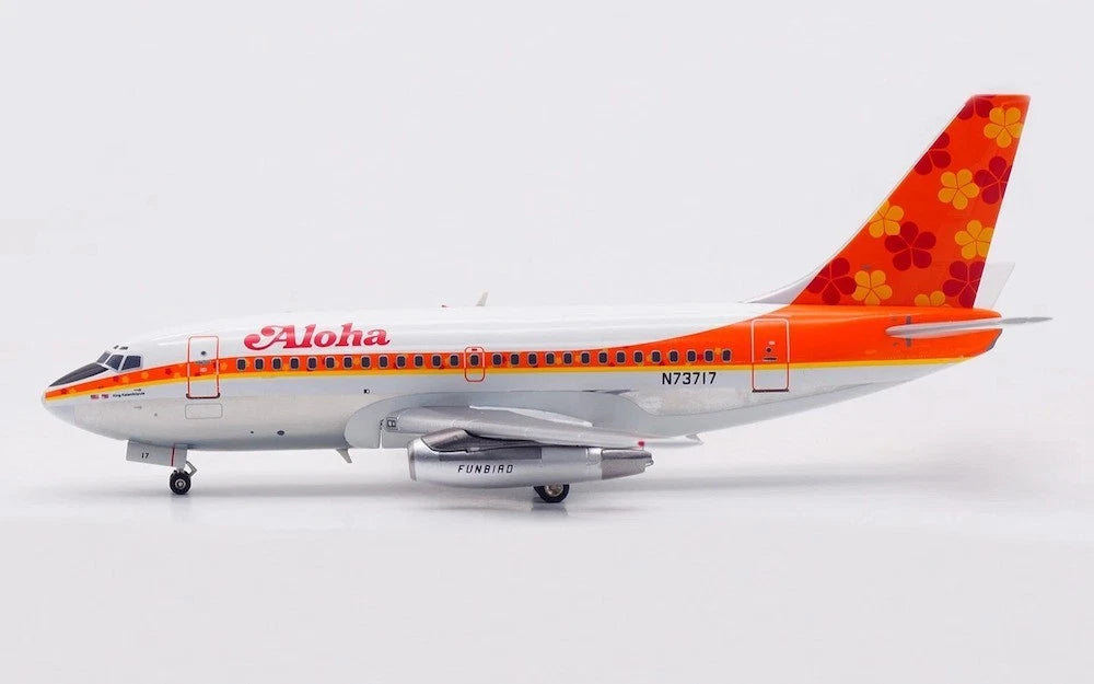 IF731AQO825P | InFlight200 1:200 | Boeing 737-159 Aloha Airlines N73717 Polished with stand