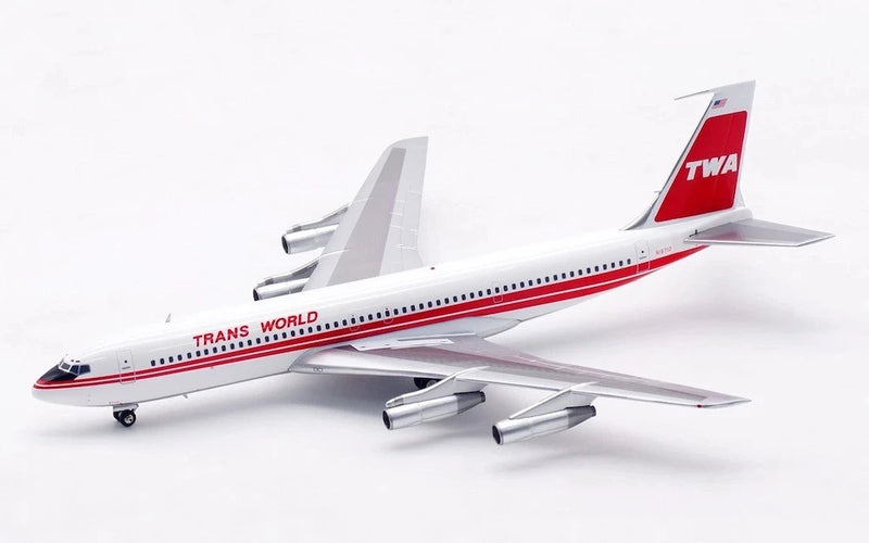 IF707TW0625 | InFlight200 1:200 | Boeing 707-331B, TWA  N18710 with stand