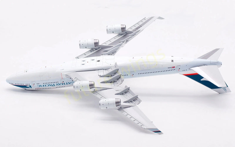 L2123FD | SQ Wings | B747-400 Cathay Pacific B-HUJ Flaps Down with stand