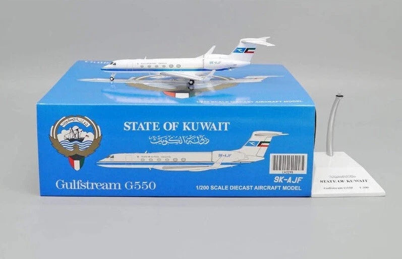 LH2295 | JC Wings 1:200 | Gulfstream G550 Kuwait Government 9K-AJF
