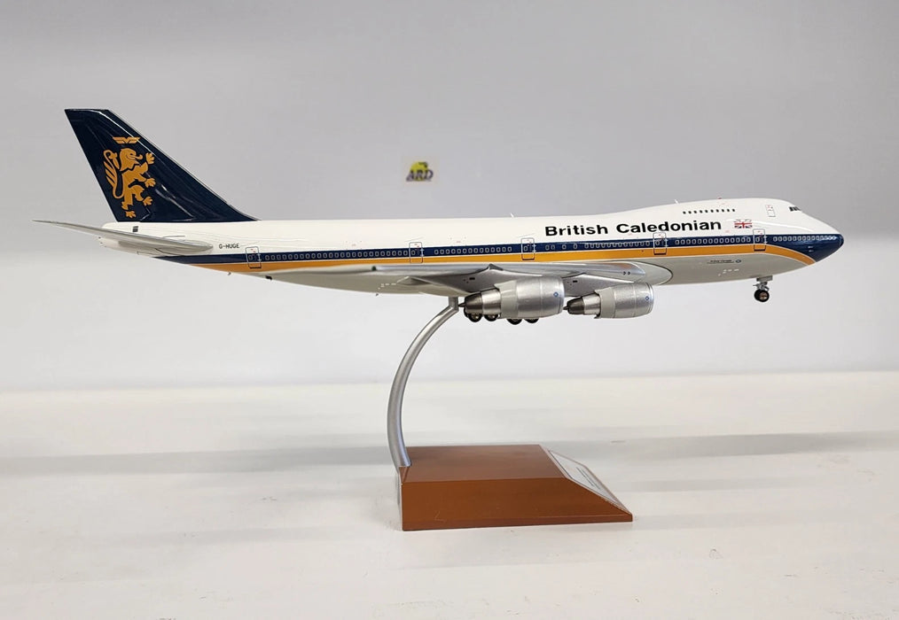 IFCLEV747007 | InFlight200 1:200 | Boeing 747-200 British Caledonian G-HUGE (with stand)