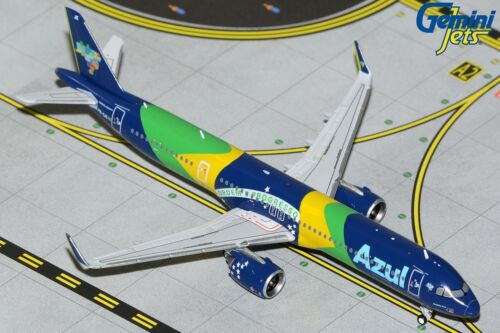 GJAZU2073 | Gemini Jets 1:400 1:400 | Airbus A321neo Azul PR-YJE, 'Brazilian Flag'