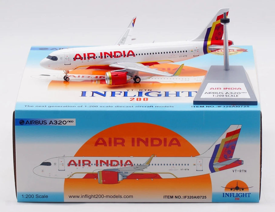 IF320AI0725  | InFlight200 1:200 | Airbus A320-251N Air India VT-RTN