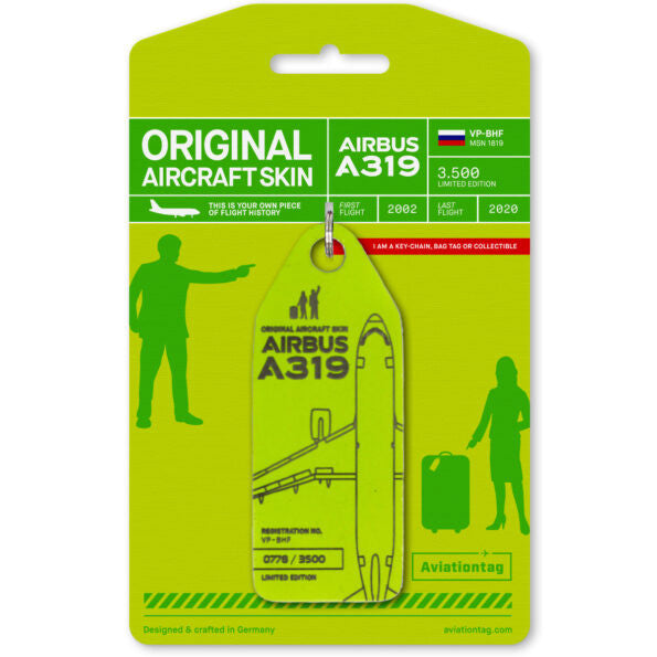 AVTAGVPBHF | Aircraft Skin Tags | Original Aircraft Skin - Airbus A319 S7 VP-BHF