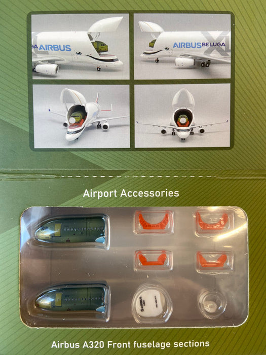 JCGSESETB | JC Wings 1:400 | Airport Accessories A320 Front Fuselage Sections