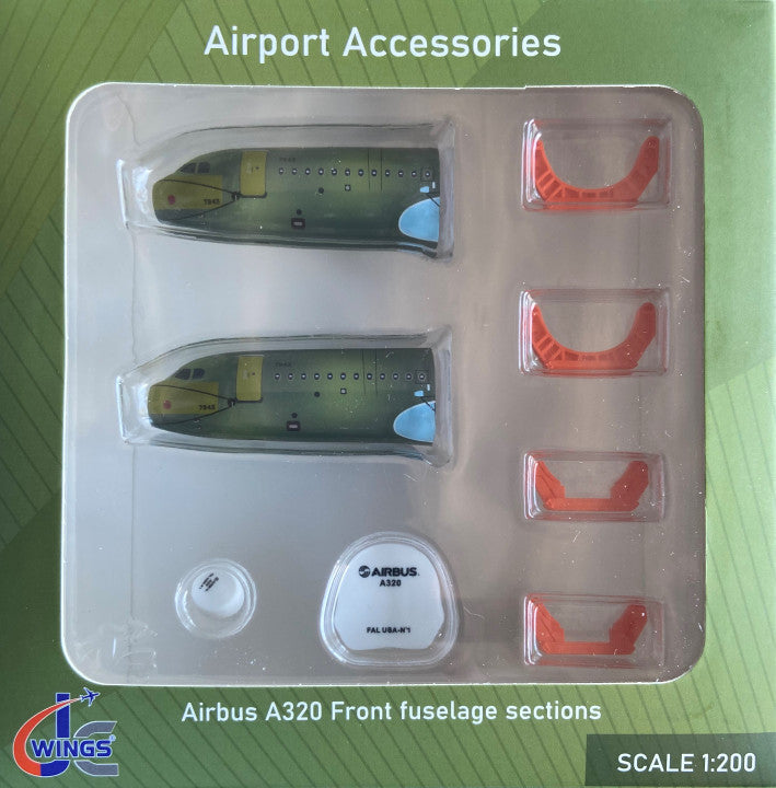 JCGSESETC | JC Wings 1:200 | Airport Accessories A320 Front Fuselage Sections