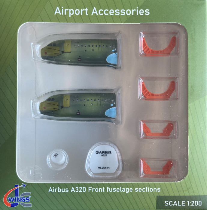 JCGSESETC | JC Wings 1:200 | Airport Accessories A320 Front Fuselage Sections