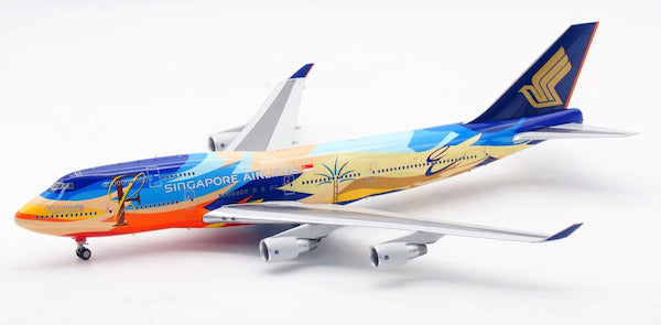 L2001 | SQ Wings 1:200 | Boeing 747-400 Singapore Airlines "Tropical" 9V-SPK