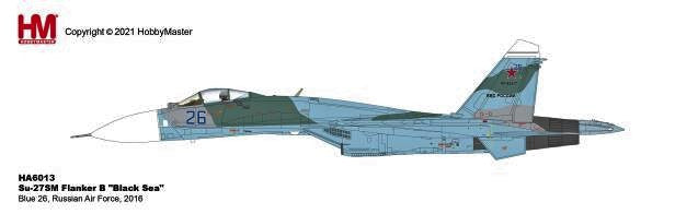HA6013 | Hobby Master Military 1:72 | Sukhoi SU-27SM Flanker B, Blue 26, Russian Air Force, 2016