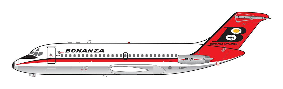 400013 | V1:400 Models | McDonnell Douglas DC-9-15 Bonanza Air Lines N945L | is due October 2026