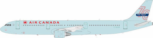 B-321-IUB | Blue Box 1:200 | Airbus A321 Air Canada C-GIUB Ice Blue Livery With 70th Anniversary Tail