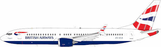 B-738M-ZCA | Blue Box 1:200 | Boeing 737 MAX 8 British Airways ZS-ZCA