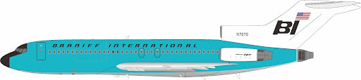 IF721BN0526 | InFlight200 1:200 | Boeing 727-27C Braniff International N7270 | is due May 2026