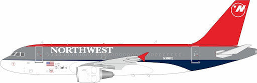 B-319-NE-301 | Blue Box 1:200 | Airbus A319-114 Northwest Airlines N301NB | was due December 2024