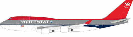 B-744-666 | Blue Box 1:200 | Boeing 747-451 Northwest Airlines N666US | was due February 2025