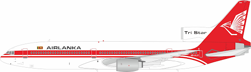 RM10111 | InFlight200 1:200 | AirLanka Lockheed L-1011-385-1 TriStar 1 4R-ALE with stand  | is due May 2025