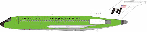 IF721BN0726 | InFlight200 1:200 | Boeing 727-27C Braniff International N7276 | is due May 2026