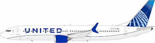 IF739M0825 | InFlight200 1:200 | Boeing 737-9 MAX United Airlines N77575 | is due July 2025
