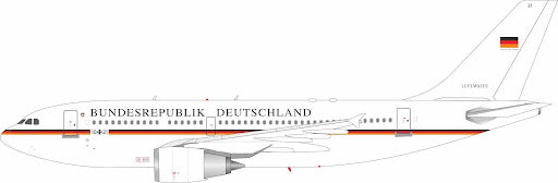 IF310GAF1021R | InFlight200 1:200 | Airbus A310-304 German AF 10+21 (with stand) | is due March 2025