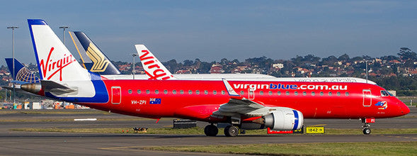 XX20338 | JC Wings 1:200 | Embraer 190-100 Virgin Blue VH-ZPI (with stand)