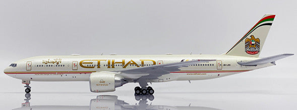 XX40107A | JC Wings 1:400 | Boeing 777-200LR Etihad Airways 2015 Formula 1 A6-LRD Flaps Down | is due December 2024