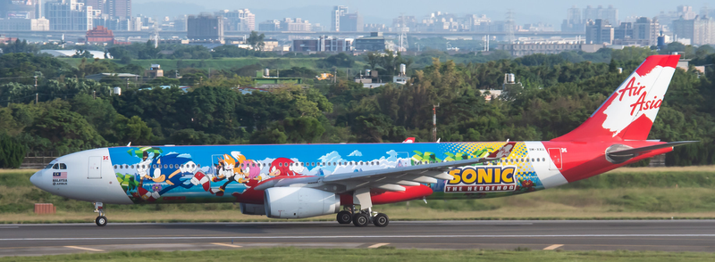 XX40457 | JC Wings 1:400 | Airbus A330-300 Air Asia Sonic the Hedgedog 9M-XXU | was due December 2024